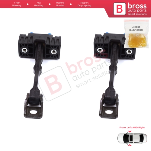 2 Pieces Front Door Stop Check Assy Limiter Strap for Audi A1 8X 8X1 8XK 8XA 8XF 2010-2019 Hatchback Sportback 8X3837249