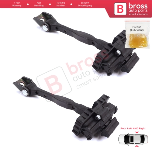 2 Pieces Rear Door Stop Check Assy Limiter Strap for Audi A1 8X 8X1 8XK 8XA 8XF 2010-2019 Hatchback Sportback 8X4839249C