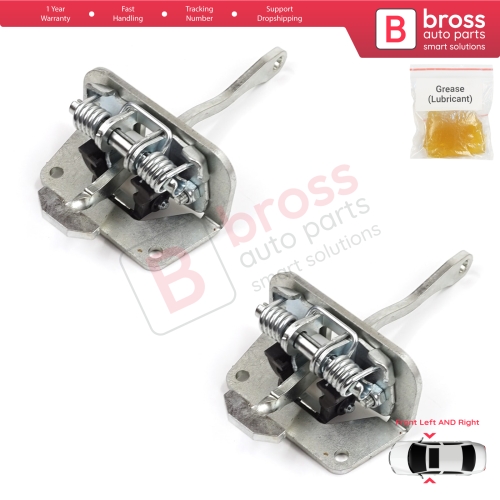 2 Pieces Front Door Stop Check Assy Limiter Strap for Audi A2 8Z0 2000-2005 8Z0837249
