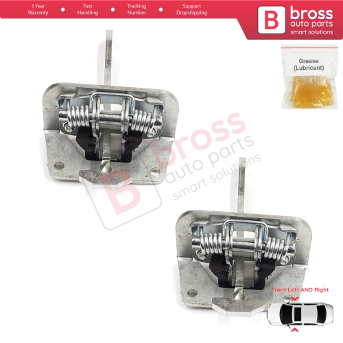 2 Pieces Front Door Stop Check Assy Limiter Strap for Audi A2 8Z0 2000-2005 8Z0837249