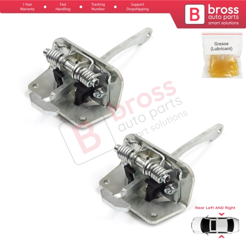 2 Pieces Rear Door Stop Check Assy Limiter Strap for Audi A2 8Z0 2000-2005 8Z0839249