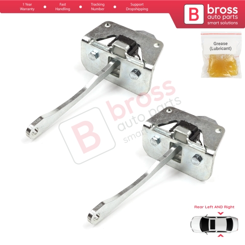 2 Pieces Rear Door Stop Check Assy Limiter Strap for Audi A2 8Z0 2000-2005 8Z0839249