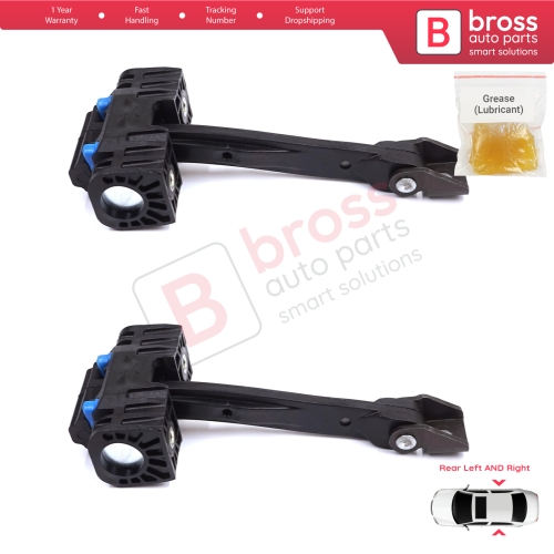 2 Pieces Rear Door Stop Check Assy Limiter Strap for Audi A3 MK3 8V 8VA 8VF 2012- 2021 5-Door Sportback S3 RS3 8V4839249A