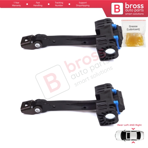 2 Pieces Rear Door Stop Check Assy Limiter Strap for Audi A3 MK3 8V 8VA 8VF 2012- 2021 5-Door Sportback S3 RS3 8V4839249A