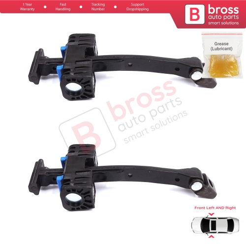 2 Pieces Front Door Stop Check Assy Limiter Strap for Audi A4 S4 RS4 B8 8K 8K2 8K5 8KH 2007-2016 8K0837249D