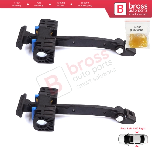 2 Pieces Rear Door Stop Check Assy Limiter Strap for Audi A4 S4 RS4 B8 8K 8K2 8K5 8KH 2007-2016 8K0839249D