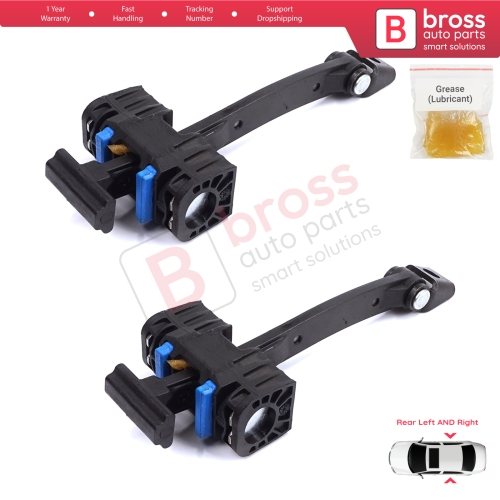 2 Pieces Rear Door Stop Check Assy Limiter Strap for Audi A4 S4 RS4 B8 8K 8K2 8K5 8KH 2007-2016 8K0839249D