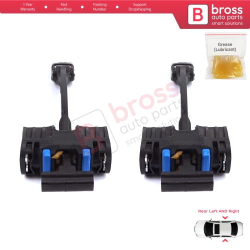 2 Pieces Rear Door Stop Check Assy Limiter Strap for Audi A4 S4 RS4 B8 8K 8K2 8K5 8KH 2007-2016 8K0839249D