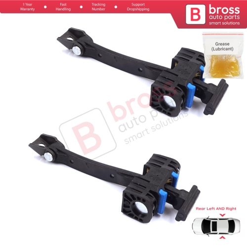 2 Pieces Rear Door Stop Check Assy Limiter Strap for Audi A4 S4 RS4 B8 8K 8K2 8K5 8KH 2007-2016 8K0839249D