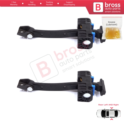 2 Pieces Rear Door Stop Check Assy Limiter Strap for Audi A4 S4 RS4 B8 8K 8K2 8K5 8KH 2007-2016 8K0839249D