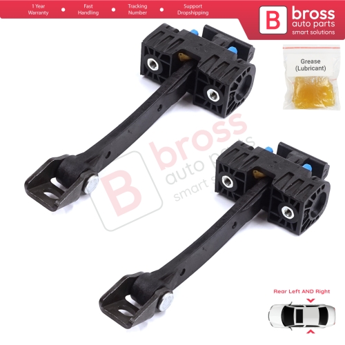 2 Pieces Rear Door Stop Check Assy Limiter Strap for Audi A4 S4 RS4 B8 8K 8K2 8K5 8KH 2007-2016 8K0839249D
