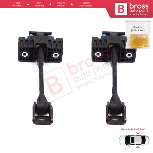 2 Pieces Rear Door Stop Check Assy Limiter Strap for Audi A4 S4 RS4 B8 8K 8K2 8K5 8KH 2007-2016 8K0839249D