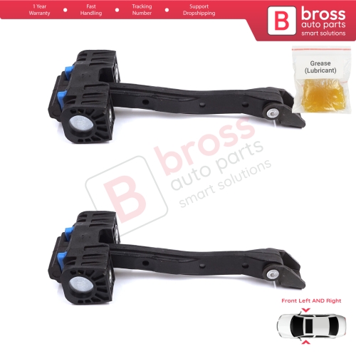 2 Pieces Front Door Stop Check Assy Limiter Strap for Audi A4 S4 B9 8W 8WH 8W5 8WD 8WJ 8W2 8WC 2015-On 8W0837249