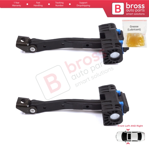 2 Pieces Front Door Stop Check Assy Limiter Strap for Audi A4 S4 B9 8W 8WH 8W5 8WD 8WJ 8W2 8WC 2015-On 8W0837249