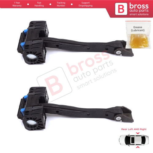 2 Pieces Rear Door Stop Check Assy Limiter Strap for Audi A4 S4 B9 8W 8WH 8W5 8WD 8WJ 8W2 8WC 2015-On 8W0839249