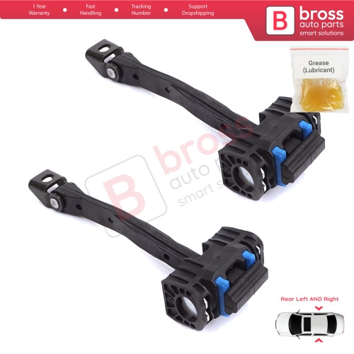 2 Pieces Rear Door Stop Check Assy Limiter Strap for Audi A4 S4 B9 8W 8WH 8W5 8WD 8WJ 8W2 8WC 2015-On 8W0839249