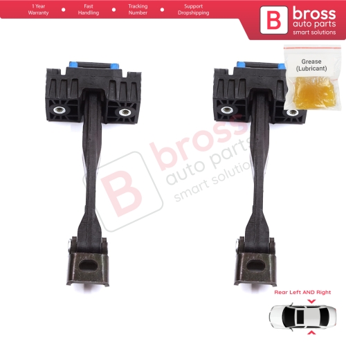2 Pieces Rear Door Stop Check Assy Limiter Strap for Audi A4 S4 B9 8W 8WH 8W5 8WD 8WJ 8W2 8WC 2015-On 8W0839249