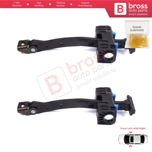 2 Pieces Front Door Stop Check Assy Limiter Strap for Audi A5 S5 8T B8 Sportback 8TA 2007-2017 8T8837249C
