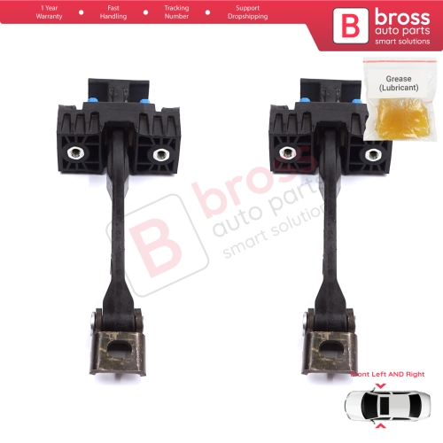 2 Pieces Front Door Stop Check Assy Limiter Strap for Audi A5 S5 8T B8 Sportback 8TA 2007-2017 8T8837249C