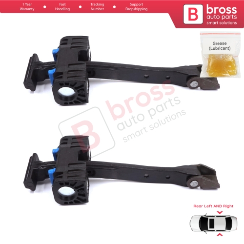 2 Pieces Rear Door Stop Check Assy Limiter Strap for Audi A5 S5 8T B8 Sportback 8TA 2007-2017 8T8839249C