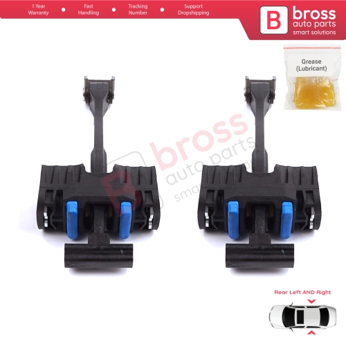 2 Pieces Rear Door Stop Check Assy Limiter Strap for Audi A5 S5 8T B8 Sportback 8TA 2007-2017 8T8839249C