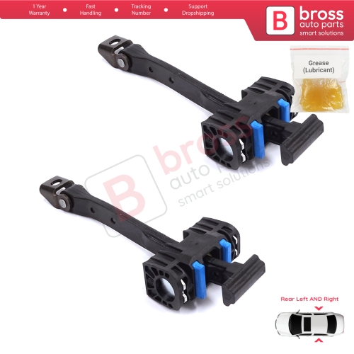 2 Pieces Rear Door Stop Check Assy Limiter Strap for Audi A5 S5 8T B8 Sportback 8TA 2007-2017 8T8839249C
