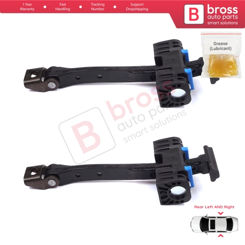 2 Pieces Rear Door Stop Check Assy Limiter Strap for Audi A5 S5 8T B8 Sportback 8TA 2007-2017 8T8839249C