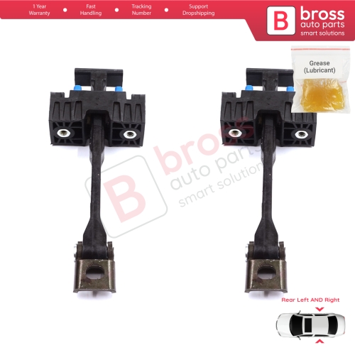 2 Pieces Rear Door Stop Check Assy Limiter Strap for Audi A5 S5 8T B8 Sportback 8TA 2007-2017 8T8839249C