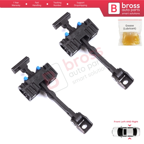 2 Pieces Front Door Stop Check Assy Limiter Strap for Audi A5 S5 B8 Coupe Convertible 8T3 8F7 2007-2017 8T0837203A