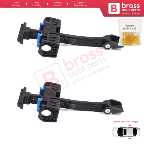 2 Pieces Front Door Stop Check Assy Limiter Strap for Audi A5 S5 B8 Coupe Convertible 8T3 8F7 2007-2017 8T0837203A