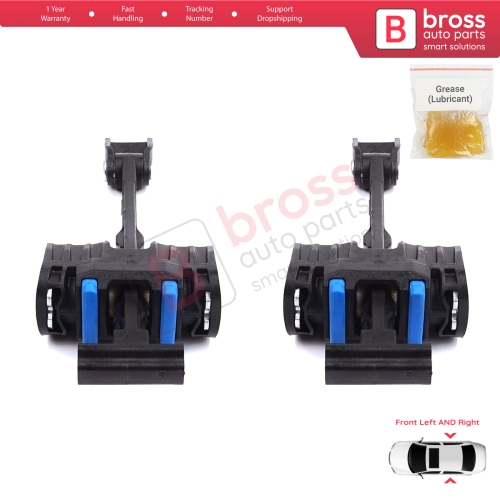 2 Pieces Front Door Stop Check Assy Limiter Strap for Audi A5 S5 B8 Coupe Convertible 8T3 8F7 2007-2017 8T0837203A