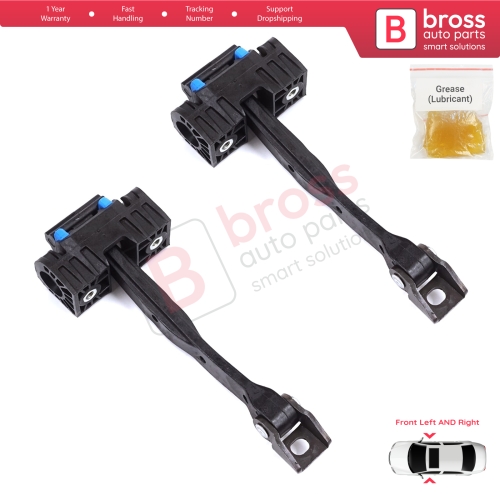 2 Pieces Front Door Stop Check Assy Limiter Strap for Audi A6 S6 RS6 C7 4G 2010-2018 4G0837249C