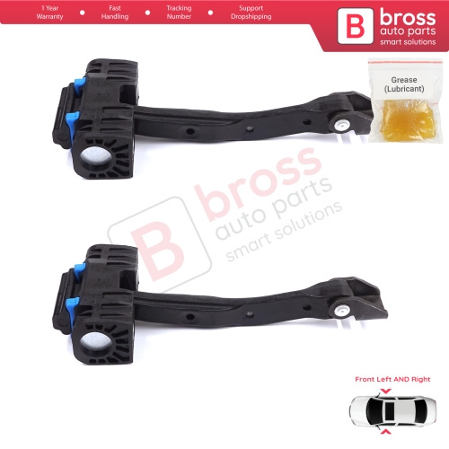 2 Pieces Front Door Stop Check Assy Limiter Strap for Audi A6 S6 RS6 C7 4G 2010-2018 4G0837249C