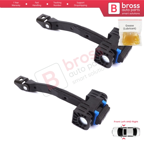 2 Pieces Front Door Stop Check Assy Limiter Strap for Audi A6 S6 RS6 C7 4G 2010-2018 4G0837249C