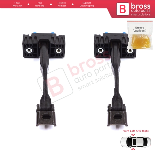2 Pieces Front Door Stop Check Assy Limiter Strap for Audi A6 S6 RS6 C7 4G 2010-2018 4G0837249C