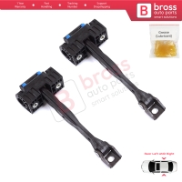 2 Pieces Rear Door Stop Check Assy Limiter Strap for Audi A6 S6 RS6 C7 4G 2010-2018 4G0839249B