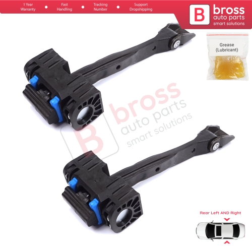 2 Pieces Rear Door Stop Check Assy Limiter Strap for Audi A6 S6 RS6 C7 4G 2010-2018 4G0839249B