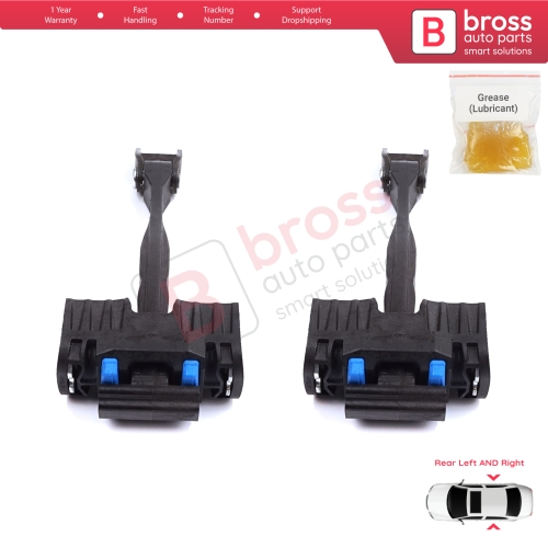 2 Pieces Rear Door Stop Check Assy Limiter Strap for Audi A6 S6 RS6 C7 4G 2010-2018 4G0839249B