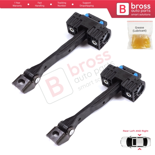 2 Pieces Rear Door Stop Check Assy Limiter Strap for Audi A6 S6 RS6 C7 4G 2010-2018 4G0839249B