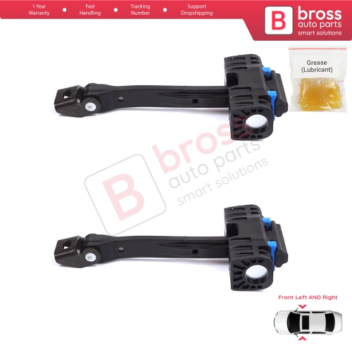 2 Pieces Front Door Stop Check Assy Limiter Strap for Audi Q3 RS MK1 8U 8UB 8UG 2011-2018 8U0837249C