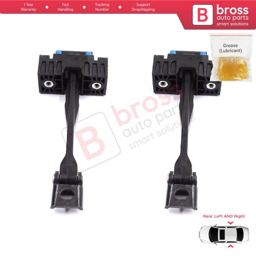 2 Pieces Rear Door Stop Check Assy Limiter Strap for Audi Q3 RS MK1 8U 8UB 8UG 2011-2018 8U0839249D