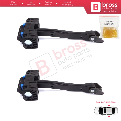 2 Pieces Rear Door Stop Check Assy Limiter Strap for Audi Q5 SQ5 8R 8RB 2008-2018 Porsche Macan 95B 2014-2019 8R0839249F