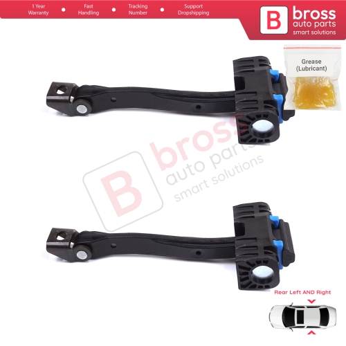 2 Pieces Rear Door Stop Check Assy Limiter Strap for Audi Q5 SQ5 8R 8RB 2008-2018 Porsche Macan 95B 2014-2019 8R0839249F