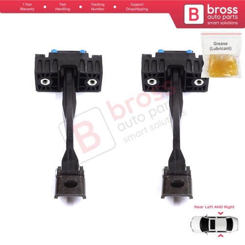 2 Pieces Rear Door Stop Check Assy Limiter Strap for Audi Q5 SQ5 8R 8RB 2008-2018 Porsche Macan 95B 2014-2019 8R0839249F