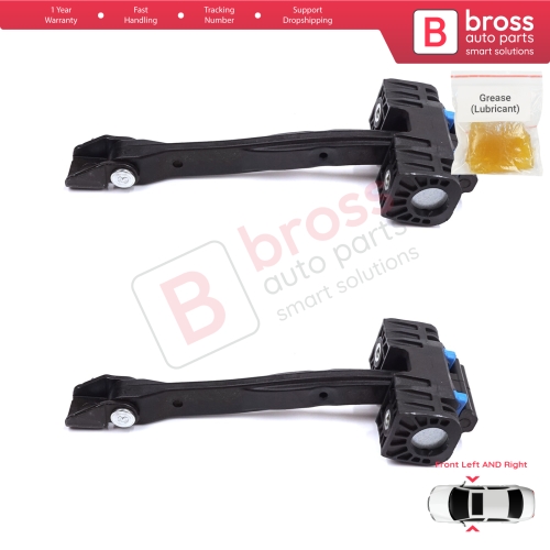 2 Pieces Front Door Stop Check Assy Limiter Strap for Audi Q7 SQ7 MK2 II 4M 2015-On 4M0837249
