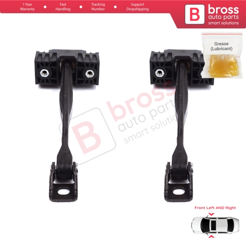 2 Pieces Front Door Stop Check Assy Limiter Strap for Audi Q7 SQ7 MK2 II 4M 2015-On 4M0837249