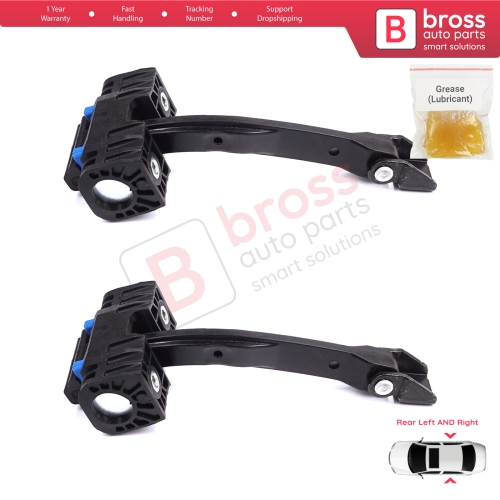 2 Pieces Rear Door Stop Check Assy Limiter Strap for Audi Q7 SQ7 MK2 II 4M 2015-On 4M083924