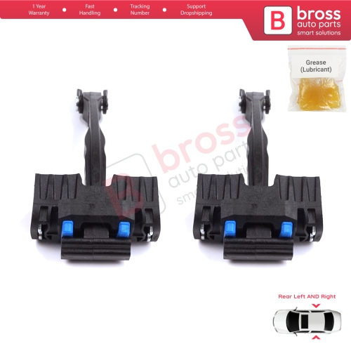 2 Pieces Rear Door Stop Check Assy Limiter Strap for Audi Q7 SQ7 MK2 II 4M 2015-On 4M083924