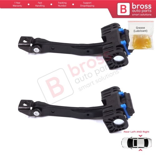 2 Pieces Rear Door Stop Check Assy Limiter Strap for Audi Q7 SQ7 MK2 II 4M 2015-On 4M083924