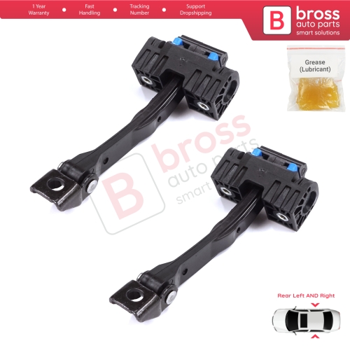 2 Pieces Rear Door Stop Check Assy Limiter Strap for Audi Q7 SQ7 MK2 II 4M 2015-On 4M083924